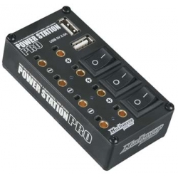 MM-PSPK Muchmore Power Station Pro Multi Distributor Black (with 2A Two USB Charging port) 